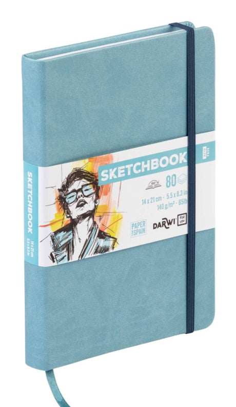 Sketchbook A5 - Soft blue - 2 - Darwi - Tidformera