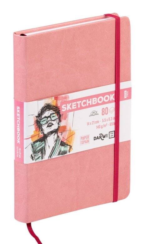Sketchbook A5 - Soft Pink - 2 - Darwi - Tidformera