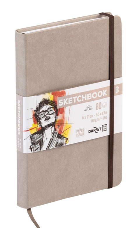 Sketchbook A5 - Taupe - 2 - Darwi - Tidformera
