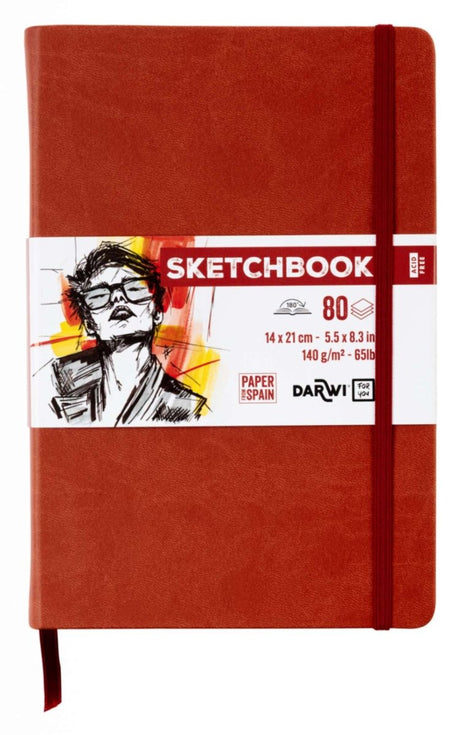 Sketchbook A5 - Terracotta - 1 - Darwi - Tidformera