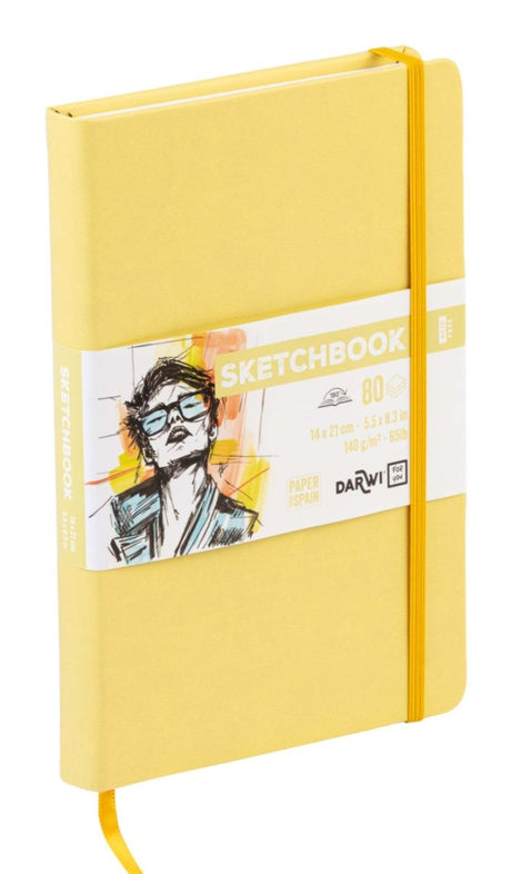 Sketchbook A5 - Yellow - 2 - Darwi - Tidformera