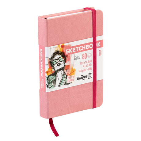 Sketchbook A6 - Soft Pink - 2 - Darwi - Tidformera