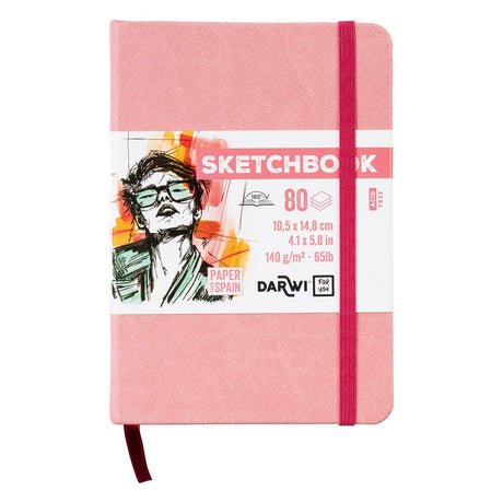 Sketchbook A6 - Soft Pink - 1 - Darwi - Tidformera