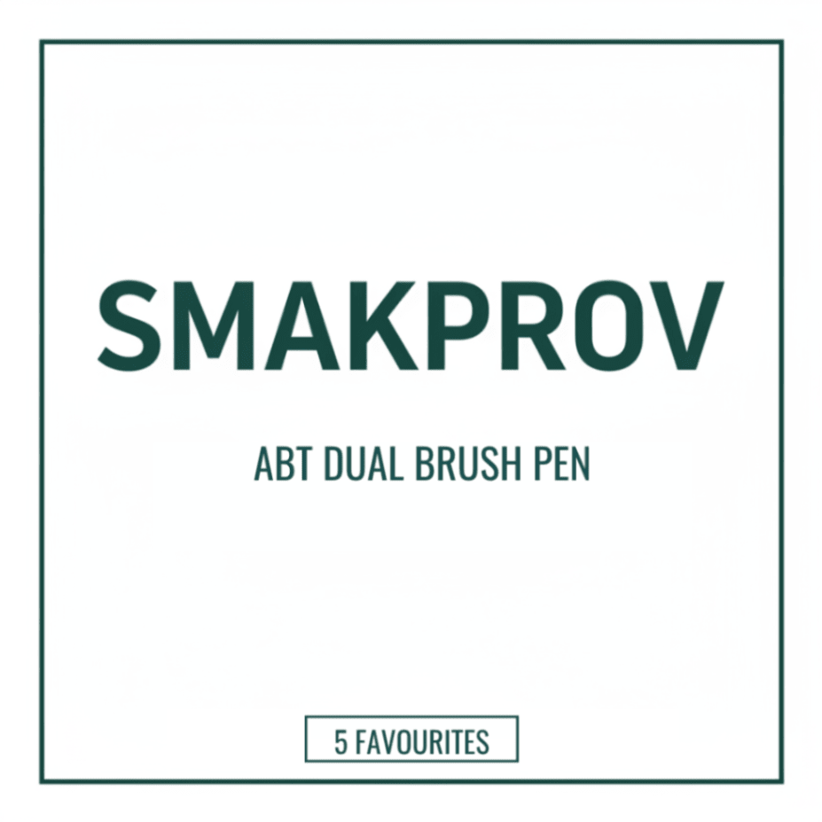 Smakprov - ABT Dual Brush pen - 1 - Tidformera - Tidformera