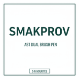 Smakprov - ABT Dual Brush pen - 1 - Tidformera - Tidformera