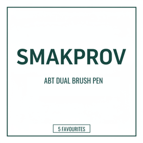 Smakprov - ABT Dual Brush pen - 1 - Tidformera - Tidformera
