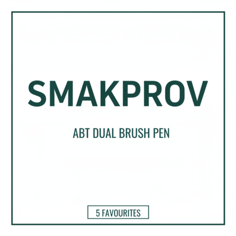 Smakprov - ABT Dual Brush pen - 1 - Tidformera - Tidformera