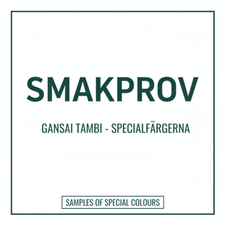 Smakprov - Gansai - Specialfärgerna - 1 - Tidformera - Tidformera