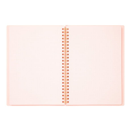 Spiralblock Dotted A5 - Pink - 2 - Midori - Tidformera