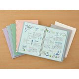 Spiralblock Dotted A5 - Pink - 7 - Midori - Tidformera