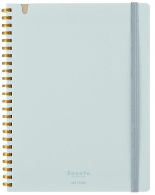 Spiralblock Sooofa B6 Rutat - Blue - 1 - Kokuyo - Tidformera