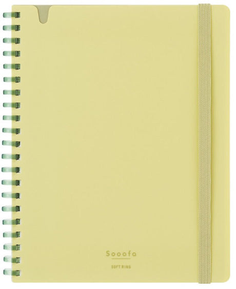 Spiralblock Sooofa B6 Rutat - Yellow - 1 - Kokuyo - Tidformera