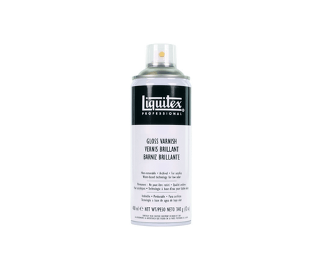 Sprayfernissa - Gloss Varnish Spray 400 ml - 1 - Liquitex - Tidformera