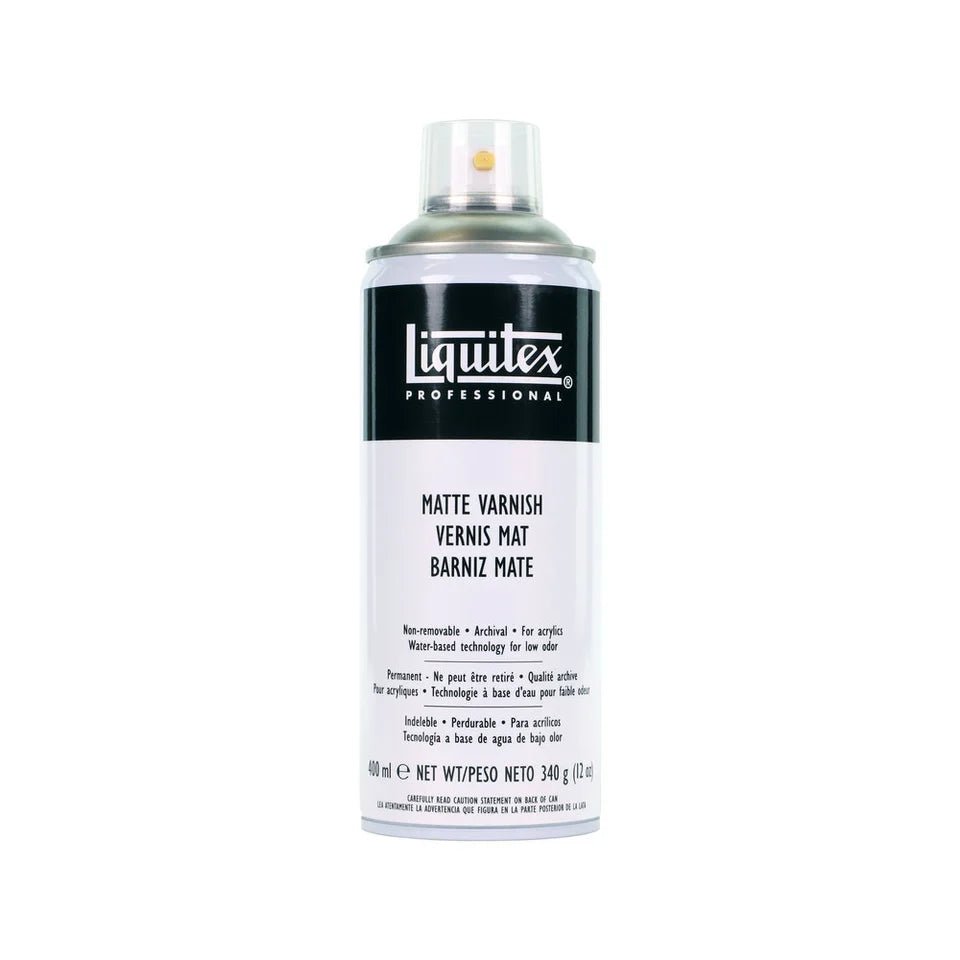 Sprayfernissa - Matte Varnish Spray 400 ml - 1 - Liquitex - Tidformera