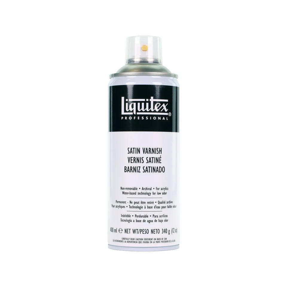 Sprayfernissa - Satin Varnish Spray 400 ml - 1 - Liquitex - Tidformera