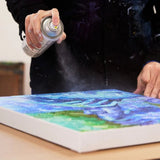 Sprayfernissa - Satin Varnish Spray 400 ml - 3 - Liquitex - Tidformera