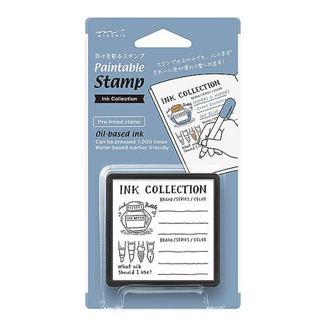 Stämpel Paintable Stamp Pre-inked - Ink Collection - 1 - Midori - Tidformera