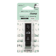 Stämpel Paintable Stamp Roller - Forest Landscape - 1 - Midori - Tidformera