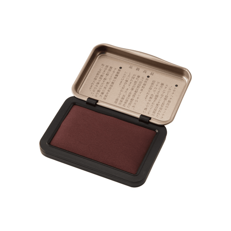 Stämpeldyna Iromoyo 1925 - Enji Deep Dark Red - 4 - Shachihata - Tidformera