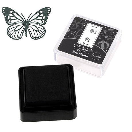 Stämpeldyna Iromoyo - Small - Sumi Black - 1 - Shachihata - Tidformera