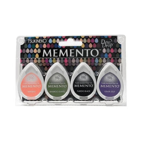 Stämpeldyna Memento Dew Drop - Jelly Beans från Tsukineko. Förpackning med 4 stämpeldynor - Tidformera