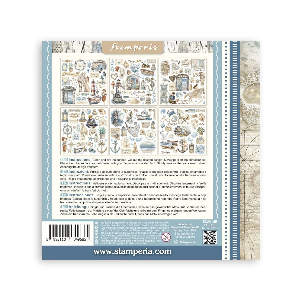 Rub-On Set 6-pack - Silent Sea