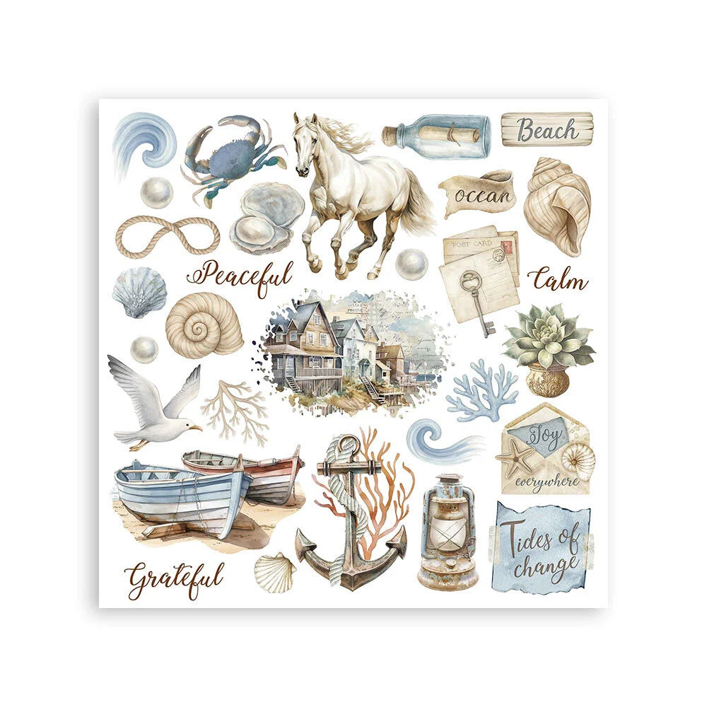 Rub-On Set 6-pack - Silent Sea