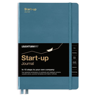 Start up Journal - Stone Blue - 1 - Leuchtturm1917 - Tidformera