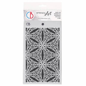 Stencil Art 12,5 x 20 cm - Snowy stars - 1 - Ciao Bella - Tidformera