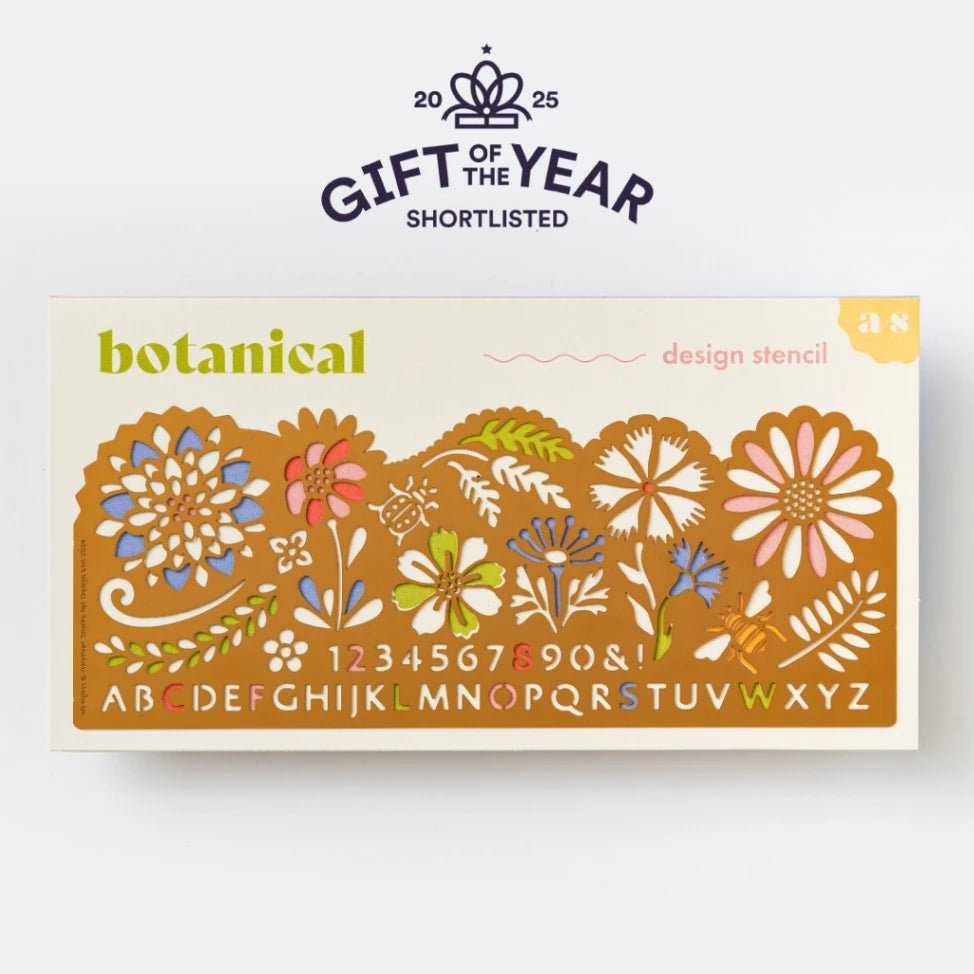 Stencil - Botanical - 4 - Another Studio UK - Tidformera