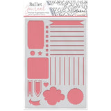 Stencil Bullet Journal - Month - 1 - Aladine - Tidformera