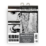 Stencil Selection - Silent Sea - 1 - Stamperia - Tidformera