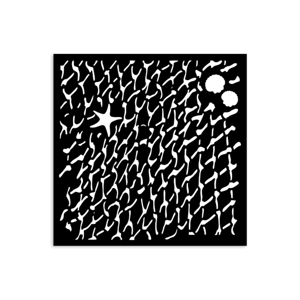 Stencil Selection - Silent Sea - 7 - Stamperia - Tidformera