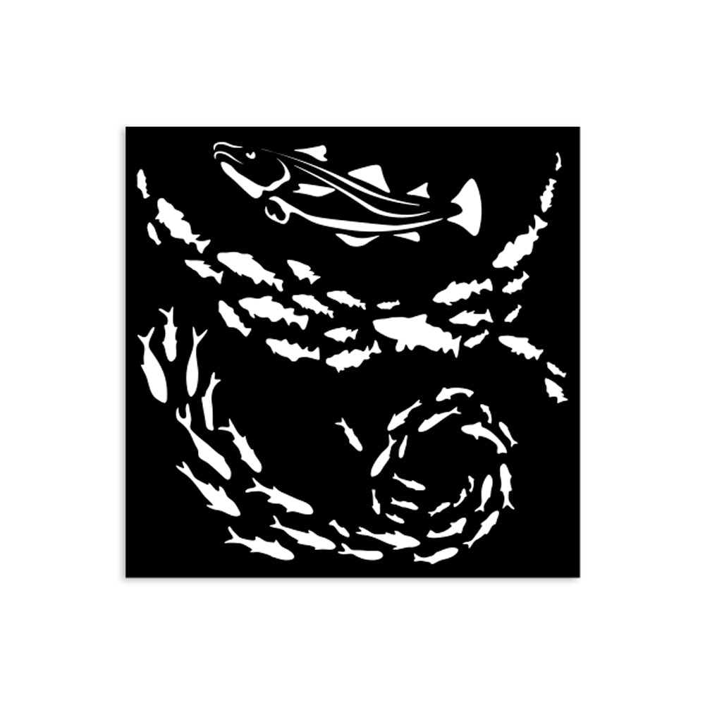 Stencil Selection - Silent Sea - 8 - Stamperia - Tidformera