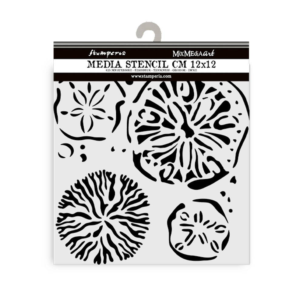 Stencil Selection - Silent Sea - 10 - Stamperia - Tidformera