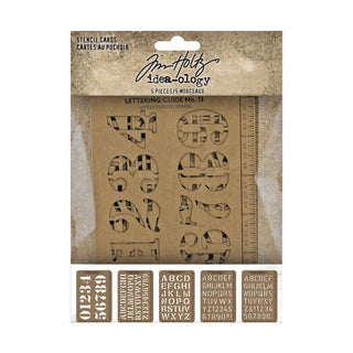 Stencil Tim Holtz 5 - pack - 1 - Tim Holtz - Tidformera