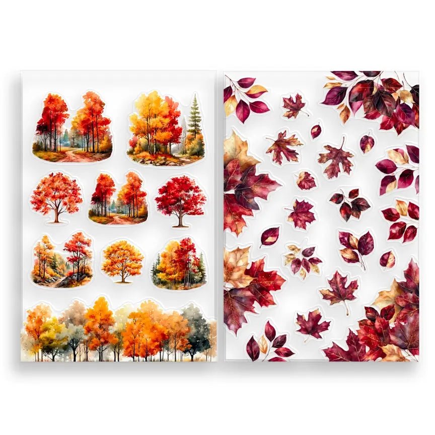 Sticker book - Mimmilä - Autumn afterglow - 7 - MIC & MIM Premium Paper Shop - Tidformera