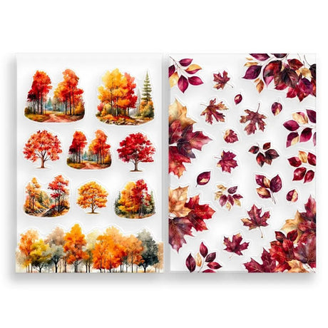 Sticker book - Mimmilä - Autumn afterglow - 7 - MIC & MIM Premium Paper Shop - Tidformera