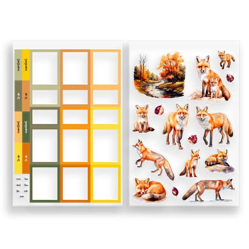 Sticker book - Mimmilä - Autumn afterglow - 5 - MIC & MIM Premium Paper Shop - Tidformera