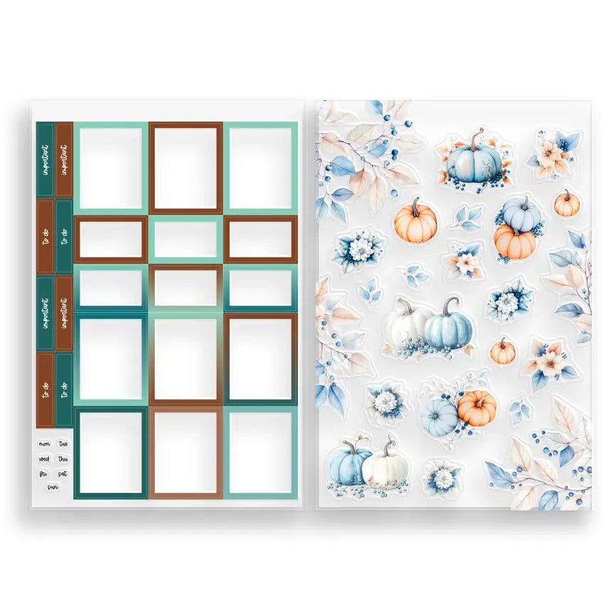 Sticker book - Mimmilä - Autumn afterglow - 2 - MIC & MIM Premium Paper Shop - Tidformera