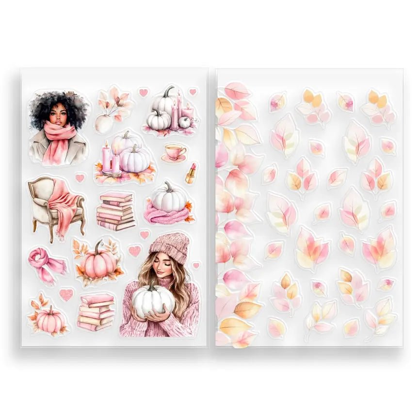 Sticker book - Mimmilä - Autumn afterglow - 8 - MIC & MIM Premium Paper Shop - Tidformera