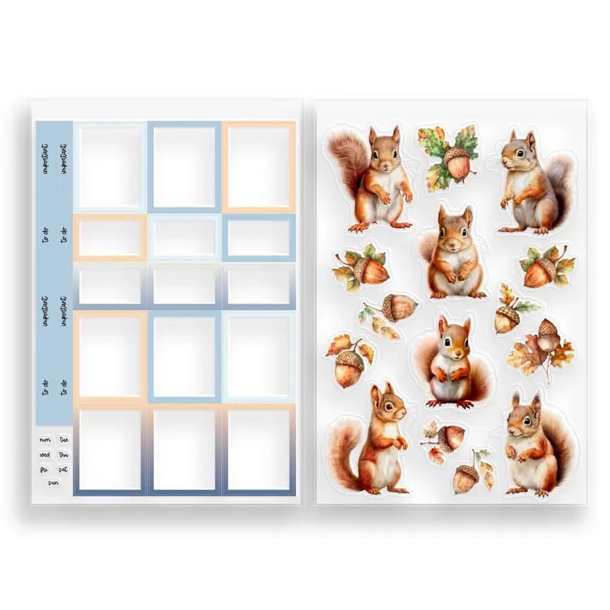 Sticker book - Mimmilä - Autumn afterglow - 3 - MIC & MIM Premium Paper Shop - Tidformera