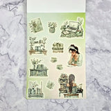 Sticker book - Mimmilä - Floral desk - 2 - MIC & MIM Premium Paper Shop - Tidformera