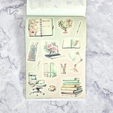 Sticker book - Mimmilä - Floral desk - 13 - MIC & MIM Premium Paper Shop - Tidformera