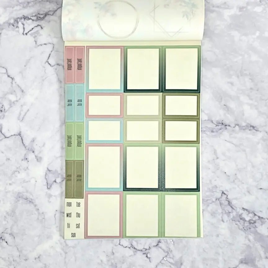 Sticker book - Mimmilä - Floral desk - 7 - MIC & MIM Premium Paper Shop - Tidformera
