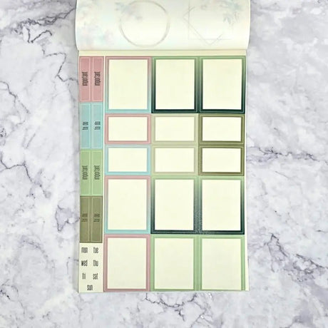 Sticker book - Mimmilä - Floral desk - 7 - MIC & MIM Premium Paper Shop - Tidformera