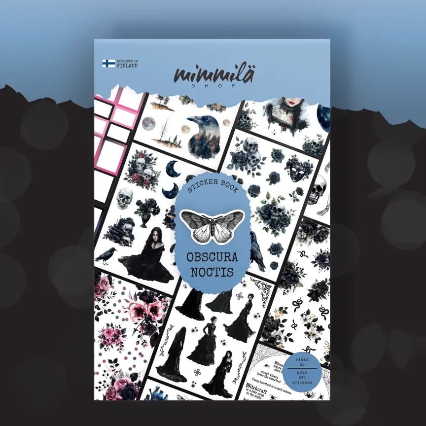 Sticker book - Mimmilä - Obscura noctis - 1 - MIC & MIM Premium Paper Shop - Tidformera