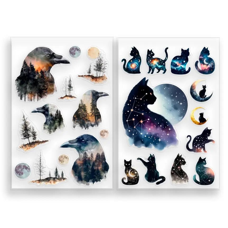 Sticker book - Mimmilä - Obscura noctis - 3 - MIC & MIM Premium Paper Shop - Tidformera