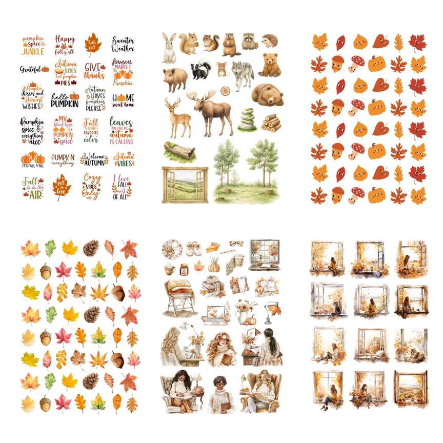 Sticker book - Penpaling Paula - Autumn - 2 - Penpaling Paula - Tidformera