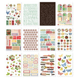 Sticker book Simple Vintage Berry fields - Simple Stories - Tidformera